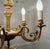 Gold Rococo Style Gilded Brass 5-Branch Chandelier, 1910s For Sale - Image 8 of 9