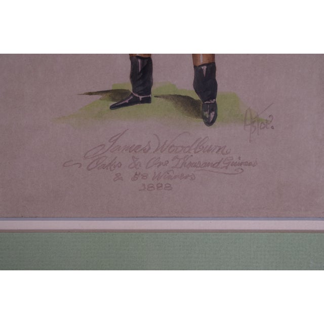 James Woodburn Jockey Oaks & One Thousand Guineas & 58 Winners 1888 Watercolour by Astor For Sale - Image 4 of 5