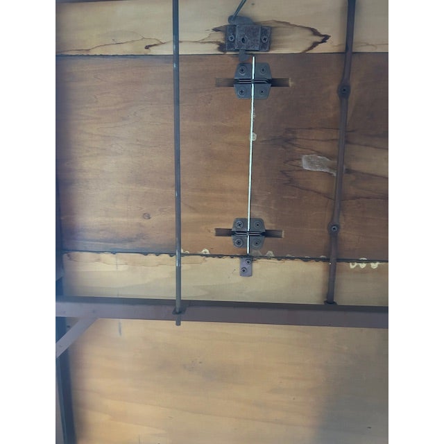 Wood 1960s Shaker Style Farmhouse Table For Sale - Image 7 of 11