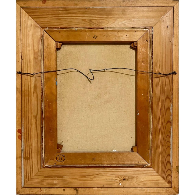 Frank Kleinholz, Mid Century Mothers, Children Oil Painting Frank Kleinholz WPA Era NYC Tenements, 20th century For Sale - Image 4 of 4