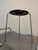 Tripod Dot Stool in Black Chrome by Arne Jacobsen for Fritz Hansen For Sale - Image 5 of 11
