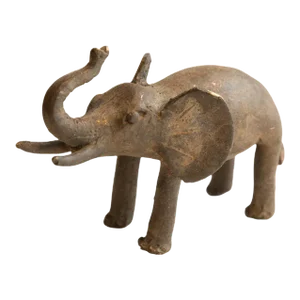 Vintage African Elephant Sculpture