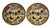 Vintage Chinese Hand Painted Rooster Plates - A Pair For Sale - Image 10 of 15