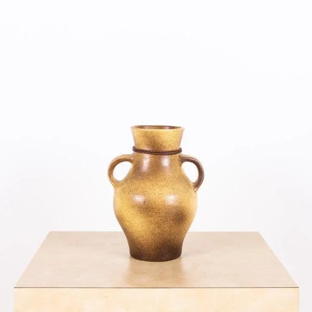Mid 20th Century French 60's Glazed Ceramic Vase by Max Idlas For Sale - Image 5 of 8