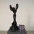 Art Nouveau Bronze “Libellule” Dragonfly Woman Sculpture on Marble – 18” Tall For Sale - Image 4 of 10