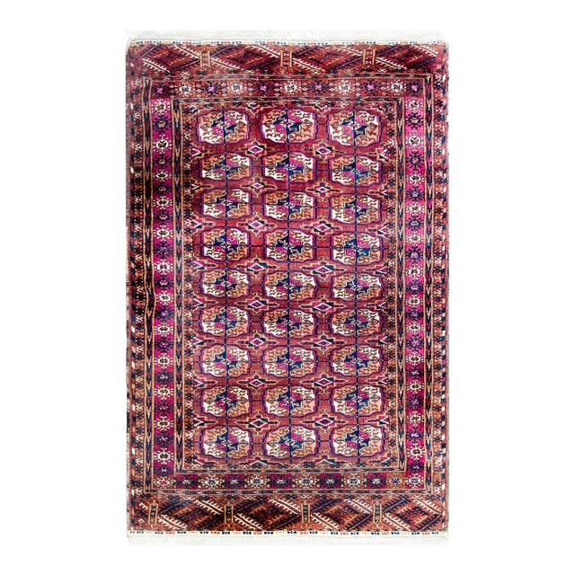 Early 20th Century Persian Tekeh Rug For Sale