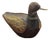 Vintage Wooden Duck in Brass-Plated, 1950s For Sale