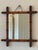 Wood Antique French Faux Bamboo Mirror For Sale - Image 7 of 18