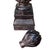 Early 20th Century Pair of 34" Large Black Cast Iron Pineapple Architectural Finials Outdoor Statues For Sale - Image 10 of 10