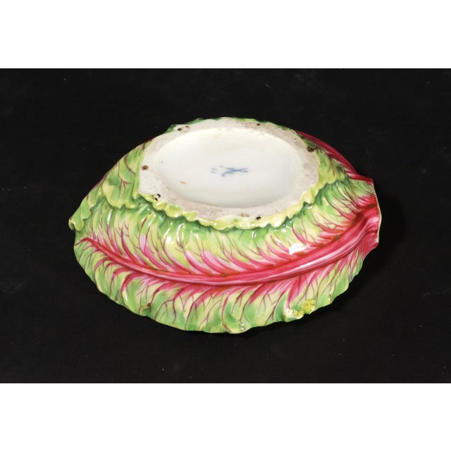 Marcolini Meissen Porcelain Red Cabbage Trompe l'Oeil Tureen or Box and Cover For Sale - Image 15 of 15