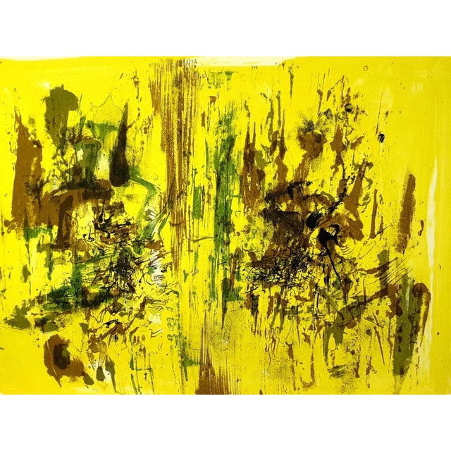 Zao Wou-ki - Original Lithograph - Abstract Composition 1962 For Sale - Image 3 of 8