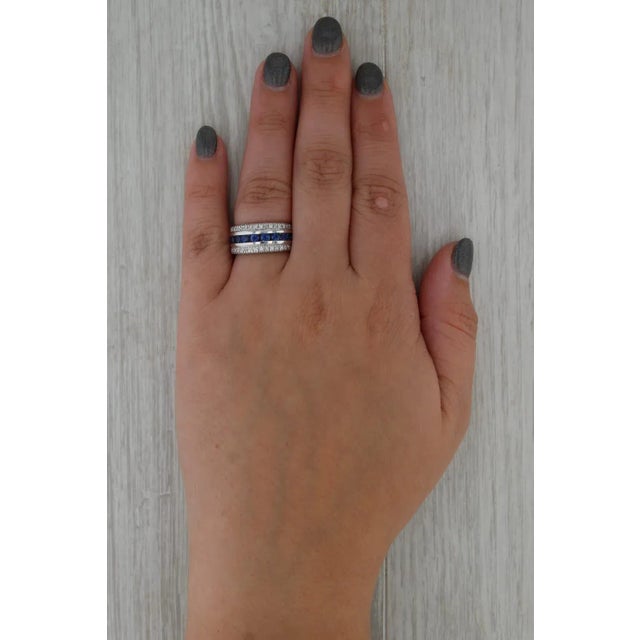 Gemstone Information: - Natural Sapphires - Total Carats - 1ctw Cut - Round Color - Dark Blue Treatment - Heated - Natural...