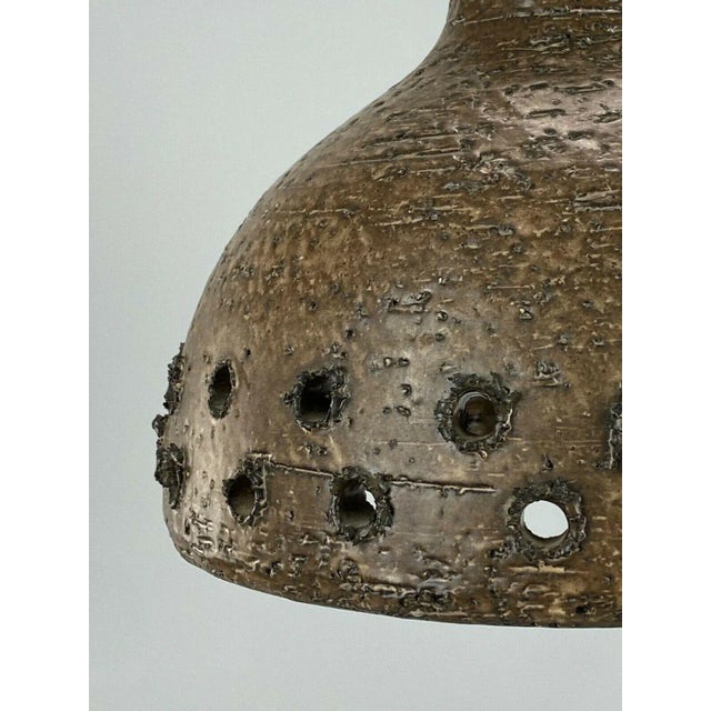 Mid-Century Danish Space Age Ceramic Lamp For Sale - Image 8 of 12
