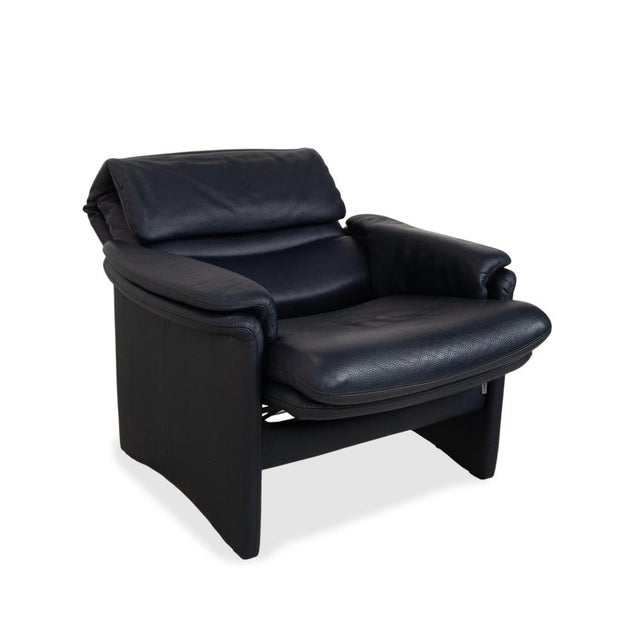 Set of City Armchair and Ottoman in Leather from Erpo For Sale - Image 6 of 18