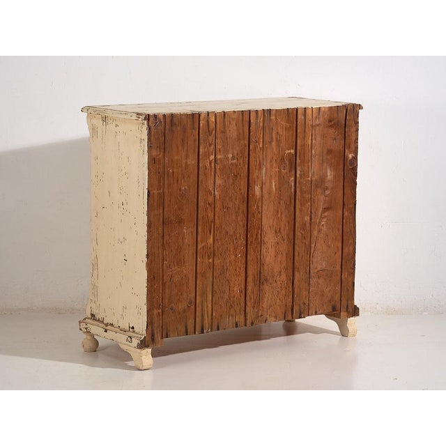 Small Vintage White Buffet, 1920s For Sale - Image 10 of 11