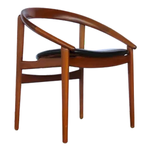 H. Brockmann Petersen for Louis G. Thiersen Mid Century Teak Horseshoe Chair