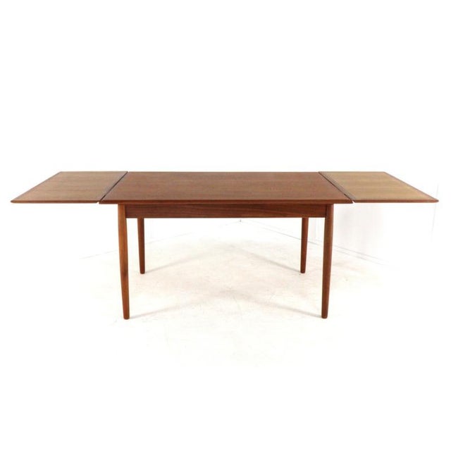 Danish Extendable Rectangular Siem Dining Table For Sale - Image 9 of 16