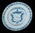 Delft Blue and White Armorial Plate With the Coat of Arms Delft, 1686-1701 For Sale - Image 9 of 9