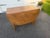 Antique Oak Gate Leg Drop Leaf Table For Sale - Image 4 of 12