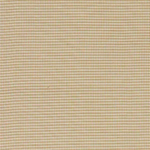 Sample- Schumacher Calais Check Fabric in Wheat