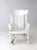 Antique White Wood Rocking Chair For Sale - Image 11 of 13