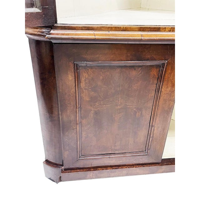 Brown Large Dutch Corner Display Cabinet, 1780s For Sale - Image 8 of 12