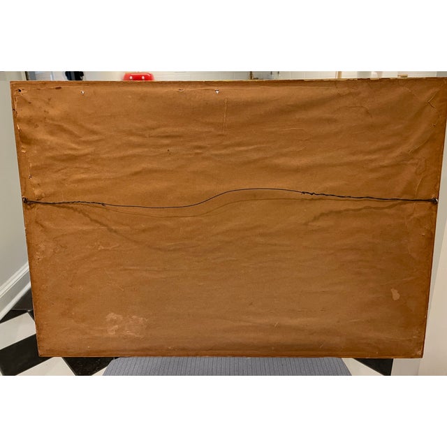 1960s Mid-Century Watercolor Cityscapes, Original & Signed by Artist; In Matching Frames - Set of 2 For Sale - Image 11 of 12