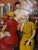 Wood "The Soda Fountain" Art Deco Painting From the Collection of Seymour Stein For Sale - Image 7 of 12