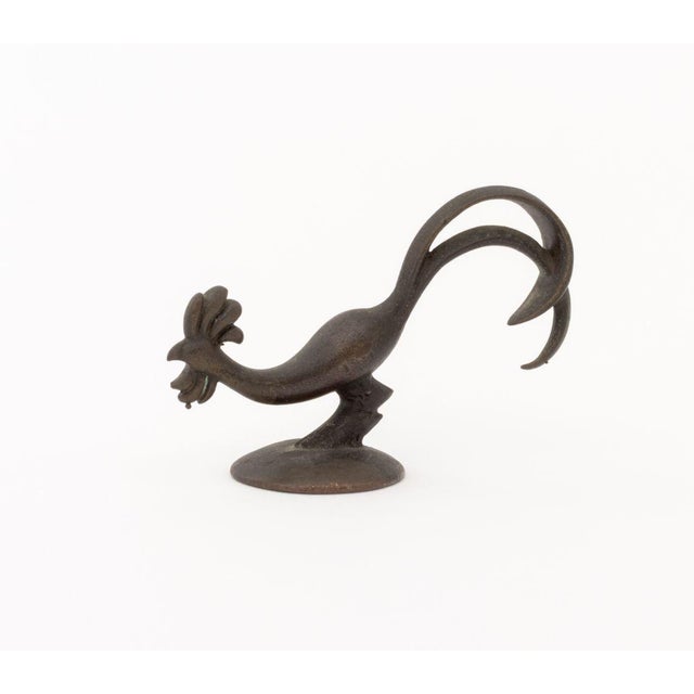 Mid 20th Century Werkstatte Hagenauer Vintage Art Deco Figural Bronze Sculptures, 3 For Sale - Image 5 of 7