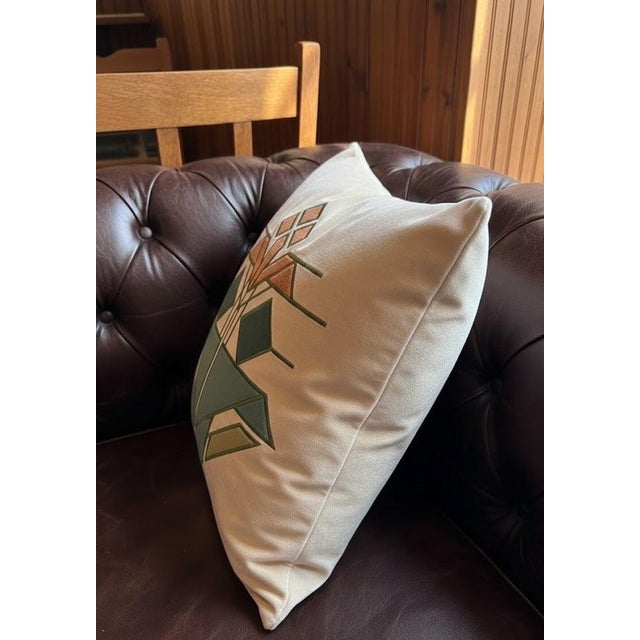 " Luxury Arts &amp; Crafts Sofa Cushions – 1920s DesignElegant 1920s-inspired Arts and Crafts cushions crafted from...