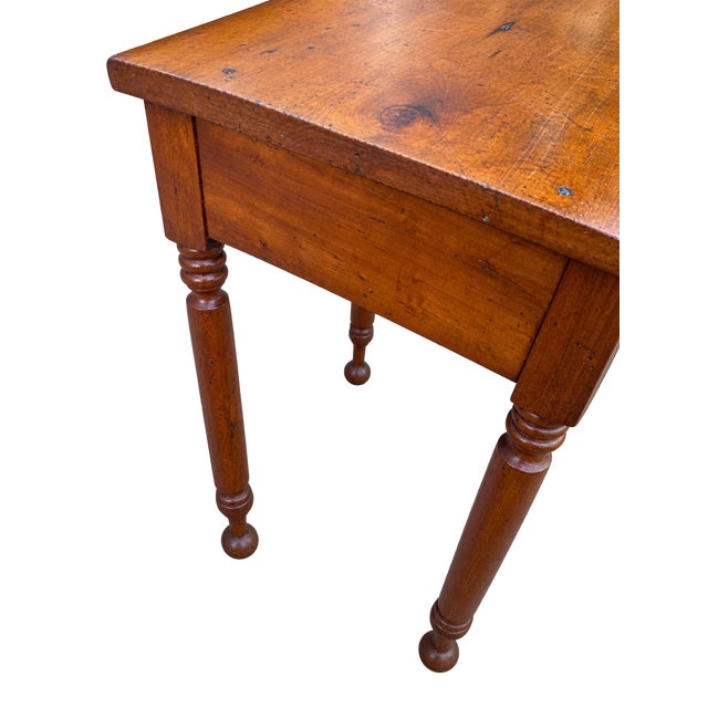 Wood Antique Sheraton-Style Table For Sale - Image 7 of 7