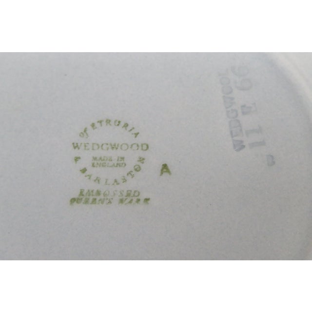 Wedgwood Etruria and Barlaston Queensware Blue White Ceramic Ashtray Dish For Sale In Miami - Image 6 of 10