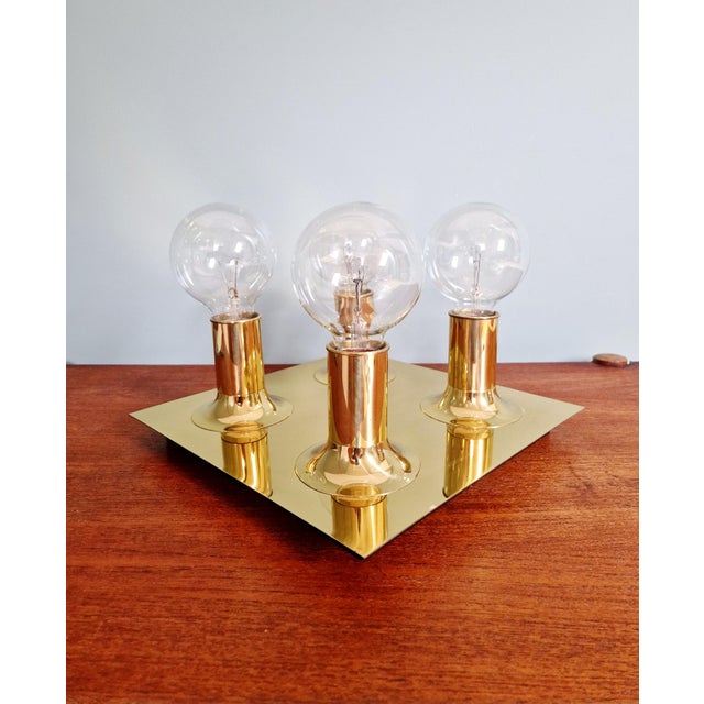 Tubular Brass Ceiling Light by Cosack Leuchten, 1970s For Sale - Image 14 of 14
