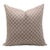Fabdivine Handcrafted Block Print Cushion Cover 16x16 Inch Linen Blend- Rajputana Jaal For Sale