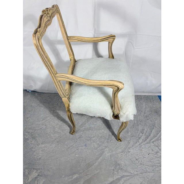French 1950s French Louis XV Style Side Chairs For Sale - Image 3 of 10