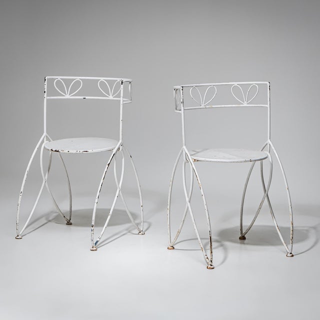 1950s Vintage Italian Lawn Chairs, 1950s, Set of 6 For Sale - Image 5 of 15