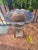 Pair of Large Cast Iron Urn/Planters For Sale - Image 4 of 5