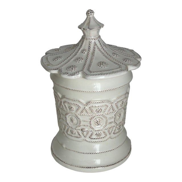 Juliska Jardin Du Monde Lidded Canister For Sale