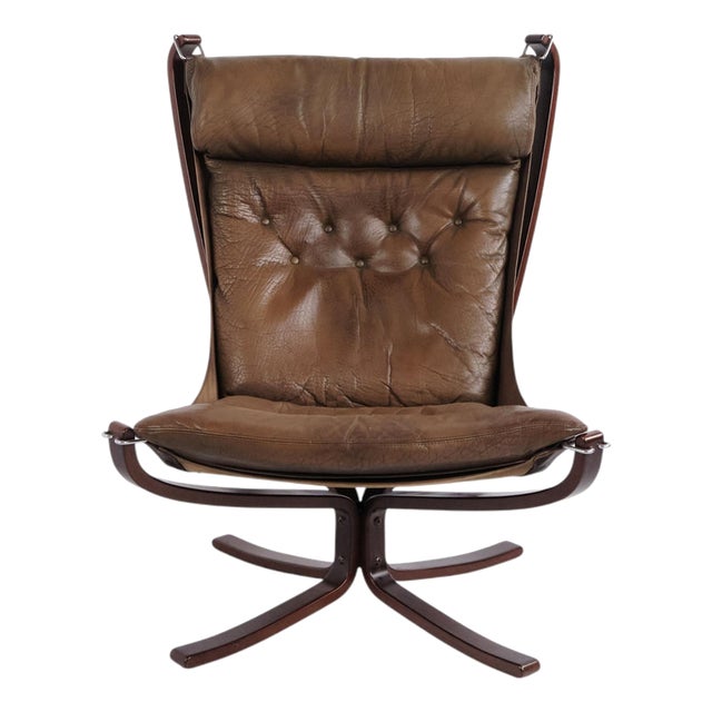 Falcon Lounge Chair by Sigurd Ressell for Vatne Møbler, Norway, 1970s For Sale