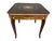 Italian Octagonal Multi-Game Table With 4 Chairs, Inlaid Wood, Chess, Backgammon & Roulette, 1980s For Sale - Image 4 of 18