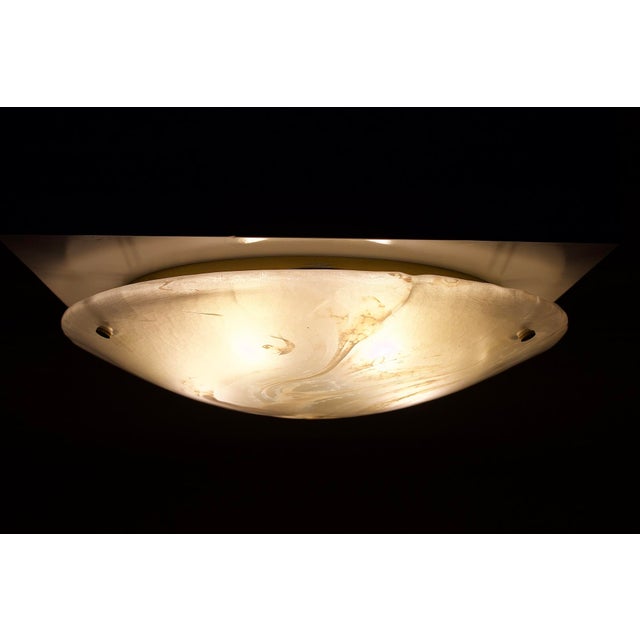 Murano Veined Ceiling Light, 1970s For Sale - Image 4 of 9