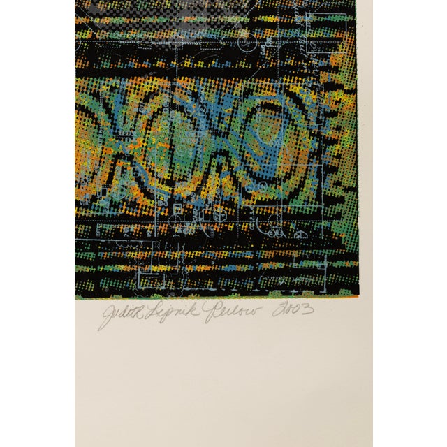 Classical Roman Judith Lipnik Perlow Column Series (Large I) 2003 Signed Serigraph on Paper For Sale - Image 3 of 6