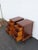Tall Narrow Queen Anne Burl Walnut Nightstands End Bedside Tables a Pair 6659 For Sale In Miami - Image 6 of 18