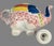 Ceramic Vintage Hand Painted Colorful Floral Whimsical Lucky Elephant Teapot For Sale - Image 7 of 8