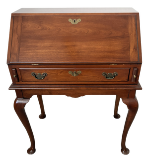 1960s Henkel Harris Wild Cherry Lady Astor Writing Desk