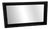Mirror in Matte Black Wood, 1950s For Sale