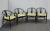 Mid-Century Modern Set of Four Mid Century Modern Lime Green Arm Chairs by Lewis Mittman For Sale - Image 3 of 12