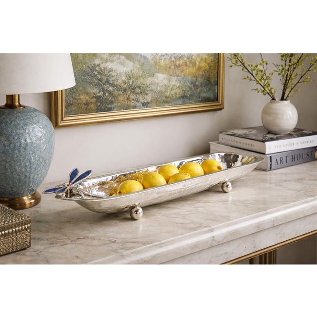 Vintage Mexican modern serving bowl designed by renowned Taxco silversmith Emilia Castillo, produced in Taxco, Mexico in...