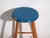 Vintage Wooden Stool with Round Seat, Central Europe, 1950 For Sale - Image 4 of 7