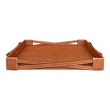 Vintage Gucci Italian Leather Serving Tray, Circa 2000, Attributed For Sale